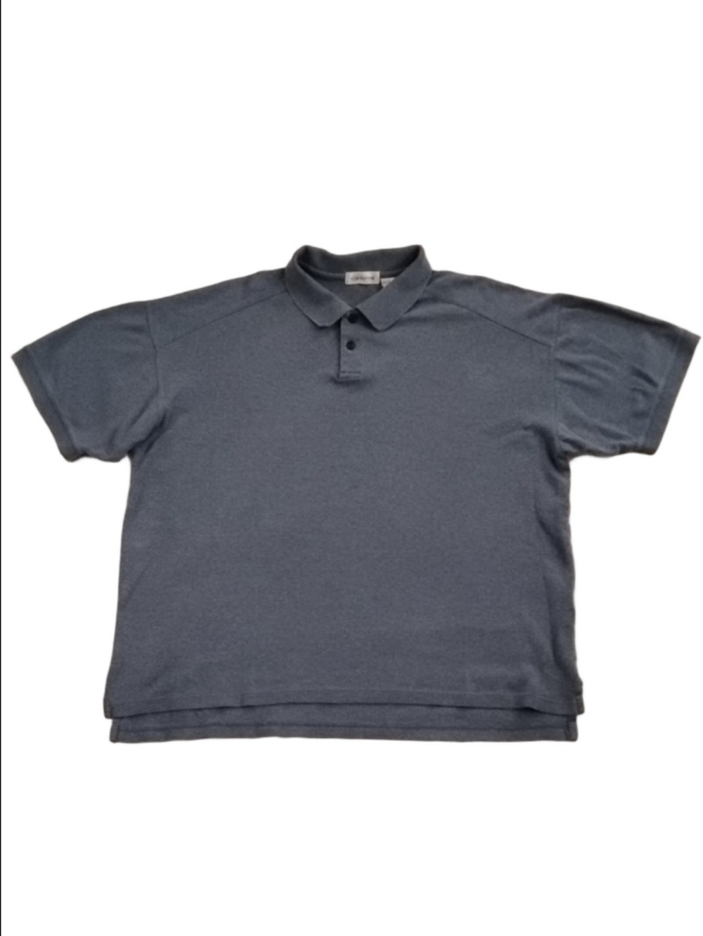 3/$20 Claiborne Heathered Slate Blue Polo Shirt